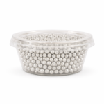 Perla Diamantada Baby Plateada