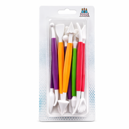 Set de Herramientas para Moldeado de Fondant (6 Piezas)