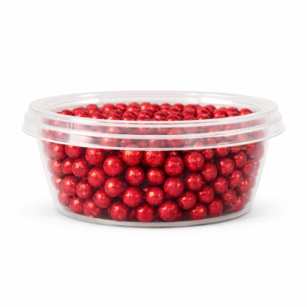 Perla Diamantada Roja Mediana