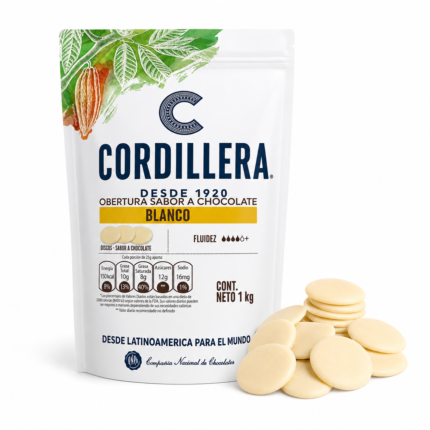 Cobertura Sabor Chocolate Blanco Cordillera 1 Lt