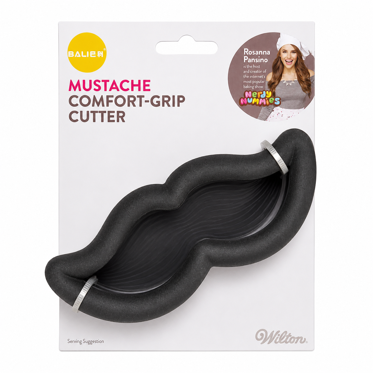 Cortador de Forma de Bigote con Mango Suave Cortador de Forma de Bigote con Mango Suave - Imagen 1