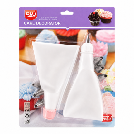Kit de 6 Duyas y 2 Mangas para Decoración para Cupcakes