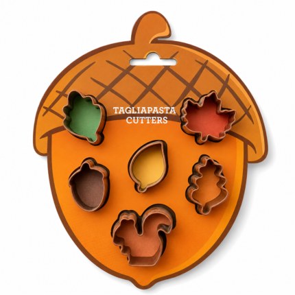 Kit de Cortadores de Pasta Temática de Otoño